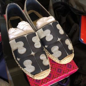 Tory Burch espadrilles.